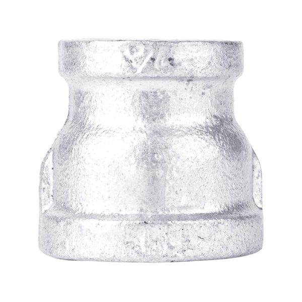 B & K STZ Industries 3/4 in. FIP each X 1/2 in. D FIP Galvanized Malleable Iron Reducing Coupling 311UPRC-3412 - main